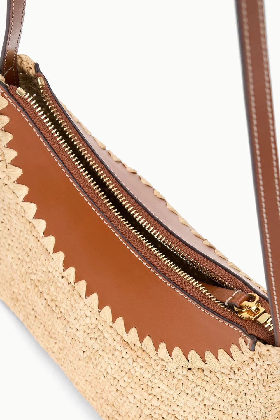 Square Woven Raffia Shoulder Bag