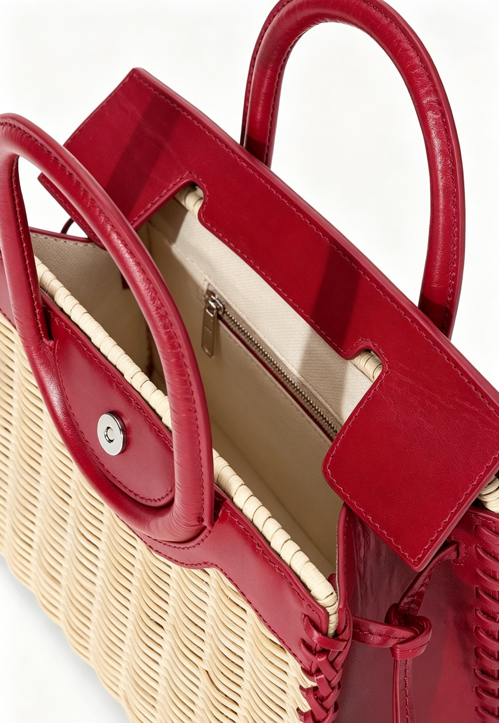 Mini Natural Wicker Handbag