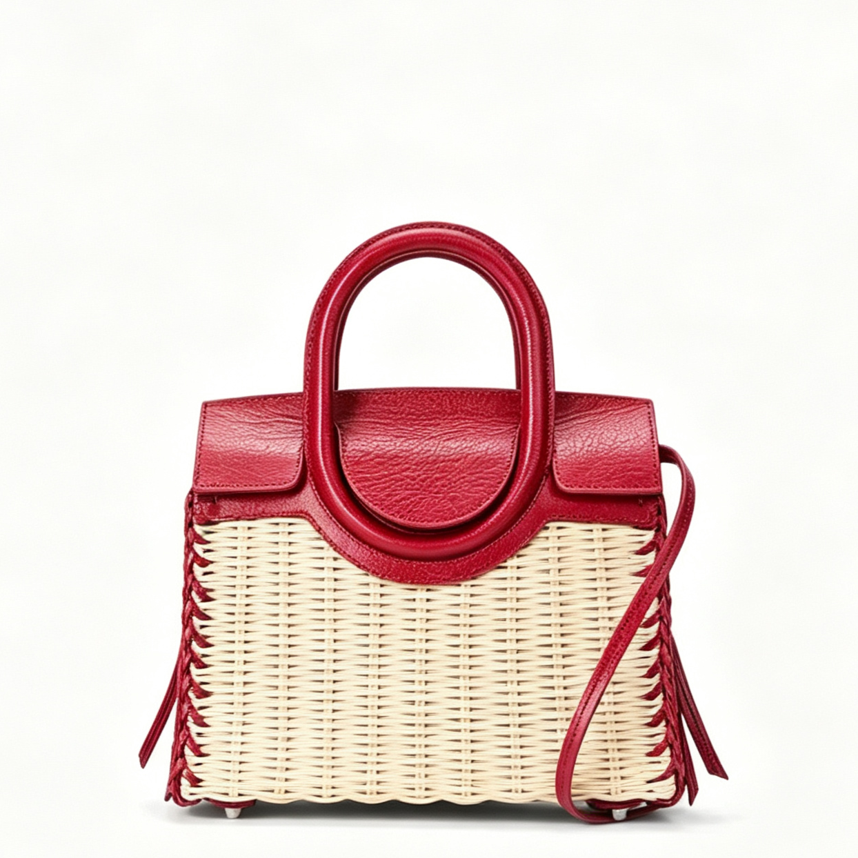 Mini Natural Wicker Handbag